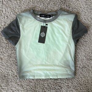 Sage Mesh Crop Top from Luxe To Kill